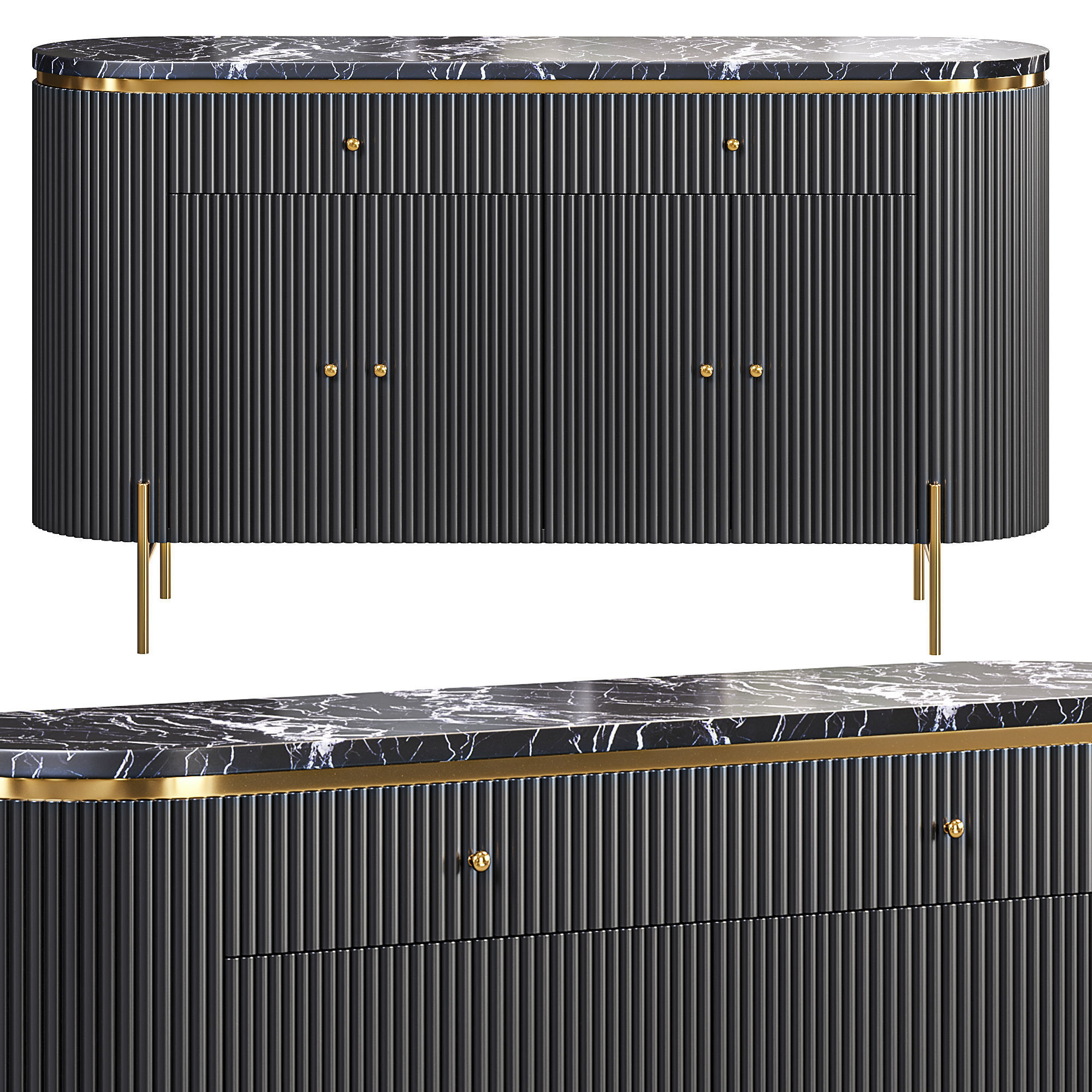 Neat designer chest of drawers LaLume MB20984 23  3D model_1