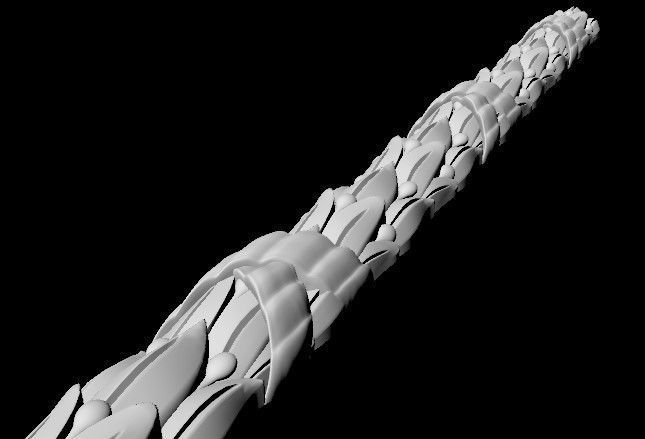 Decor for furniture 3D model_3