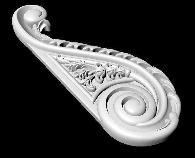 Decor for furniture 3D model_4