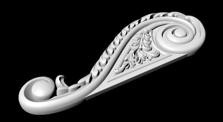 Decor for furniture 3D model_3