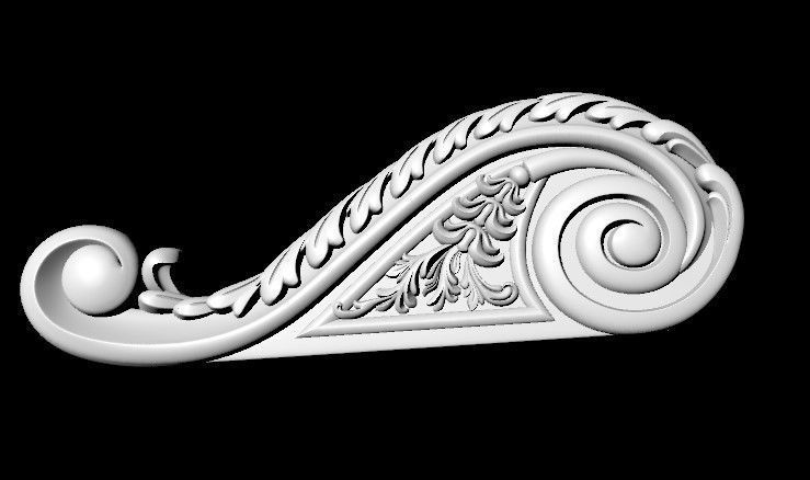 Decor for furniture 3D model_2