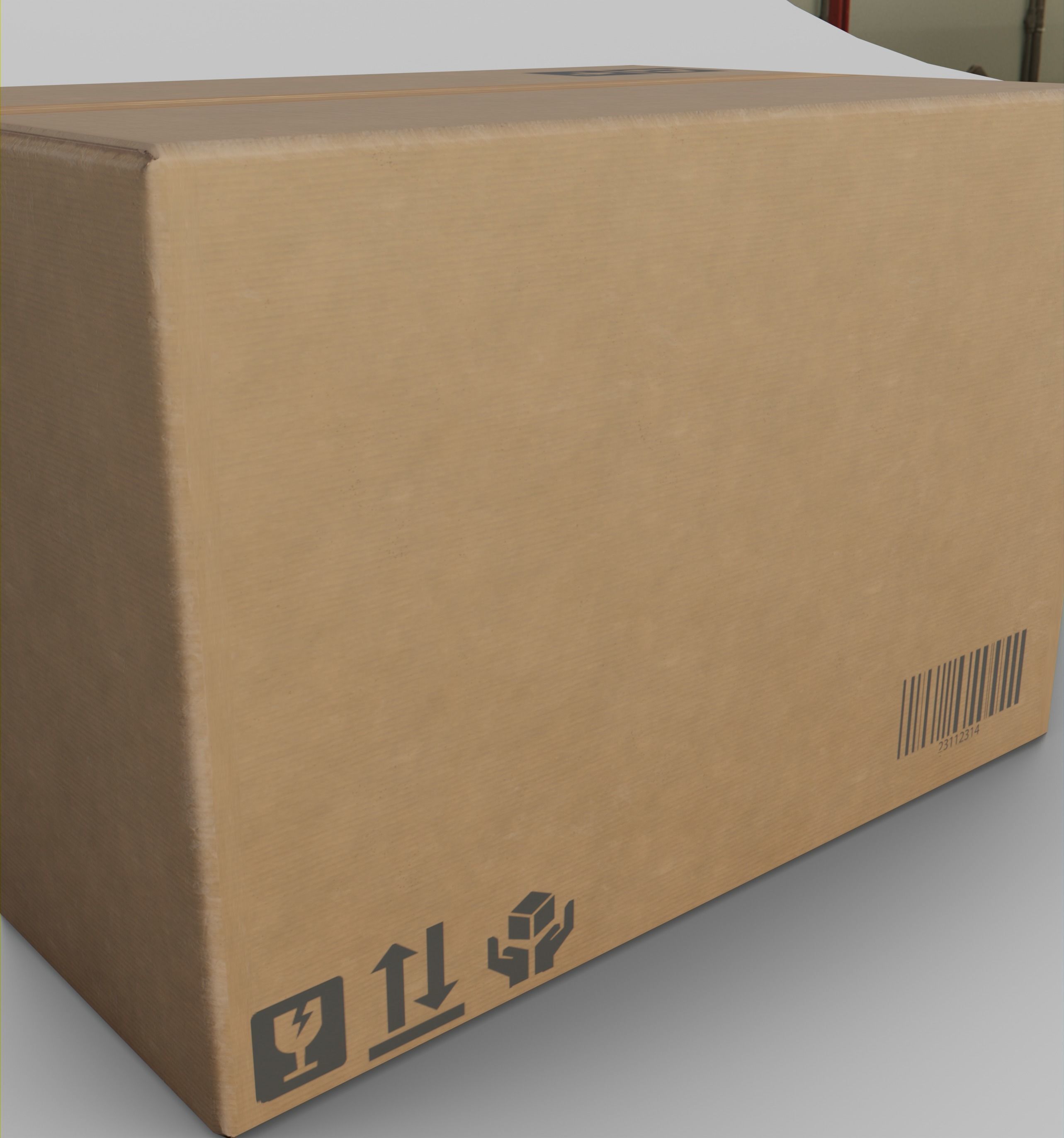  storage shelf storage rack warehouse kits Low-poly 3D model_12