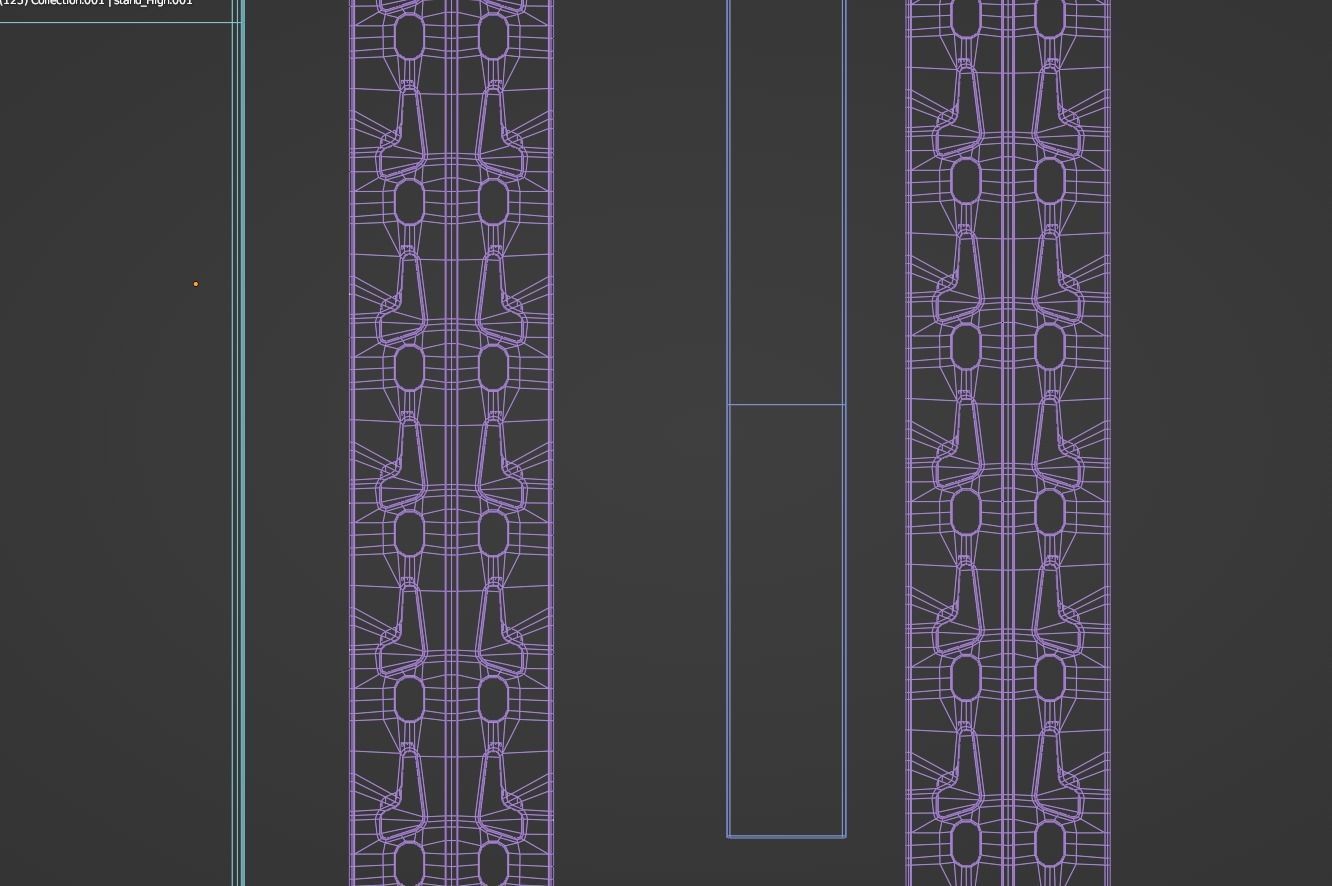  storage shelf storage rack warehouse kits Low-poly 3D model_16