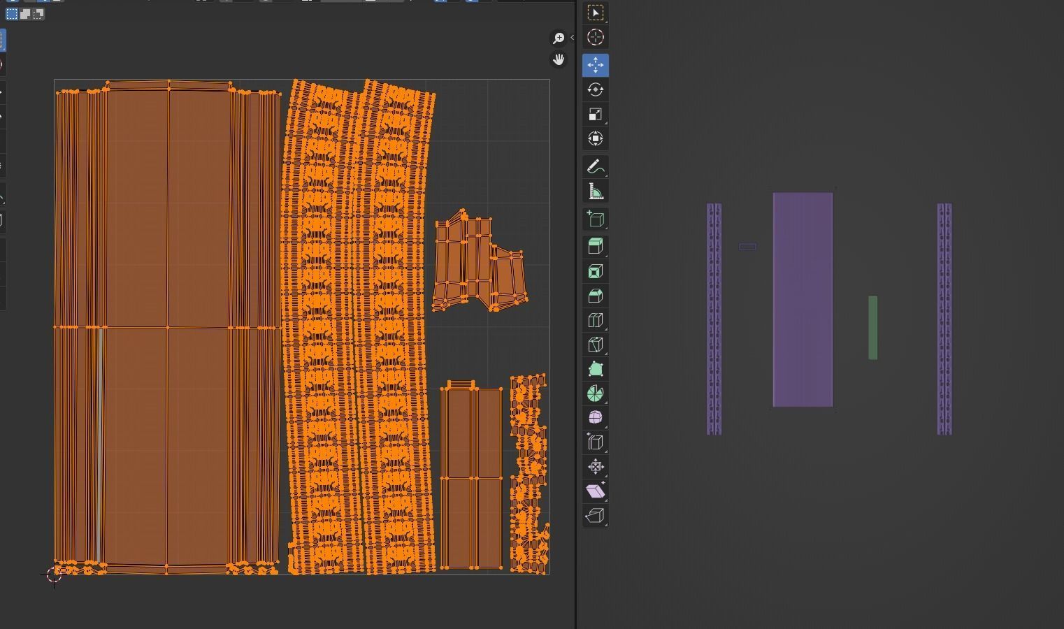  storage shelf storage rack warehouse kits Low-poly 3D model_9