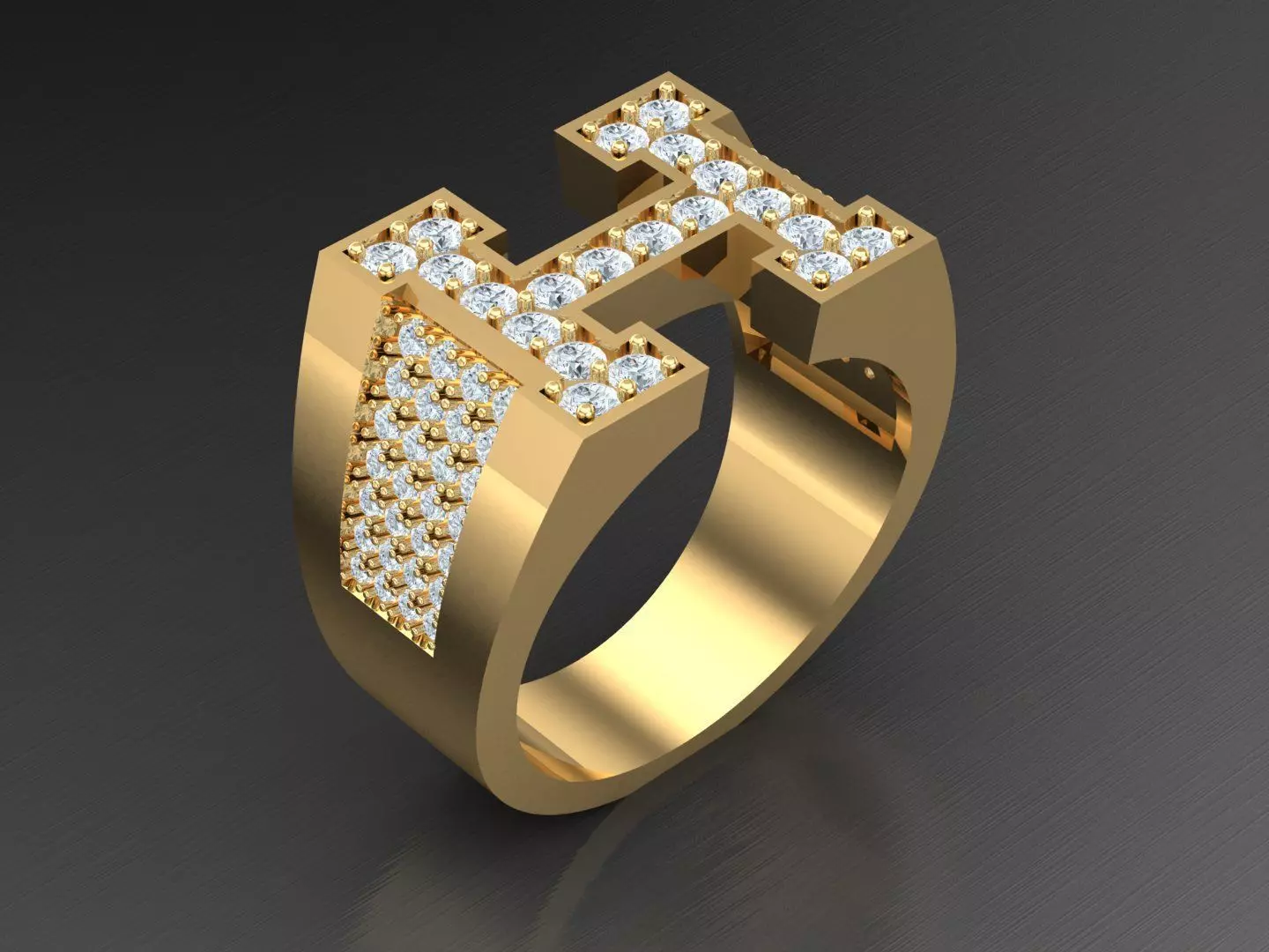 Man Ring 1MR31 3D print model_0