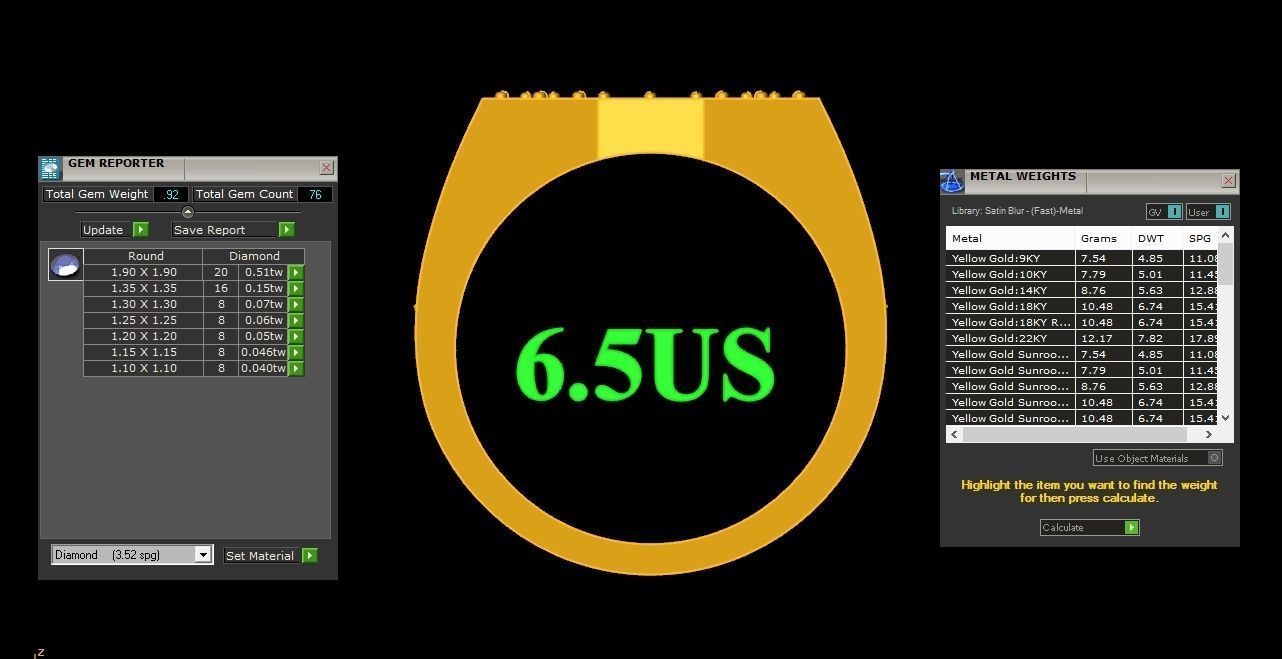 Man Ring 1MR31 3D print model_1