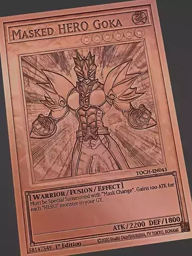 masked hero goka - yugioh