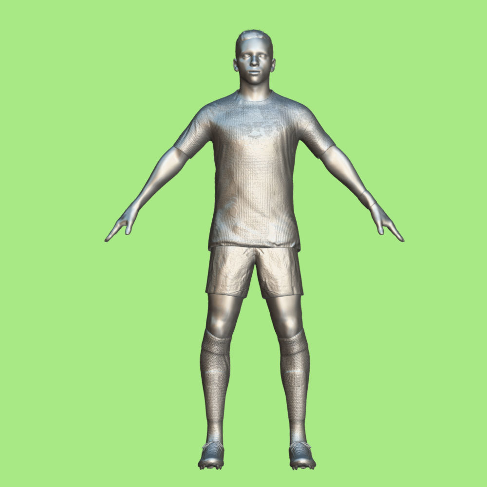 T-Pose Rodrygo Real Madrid 23-24 3D model_3