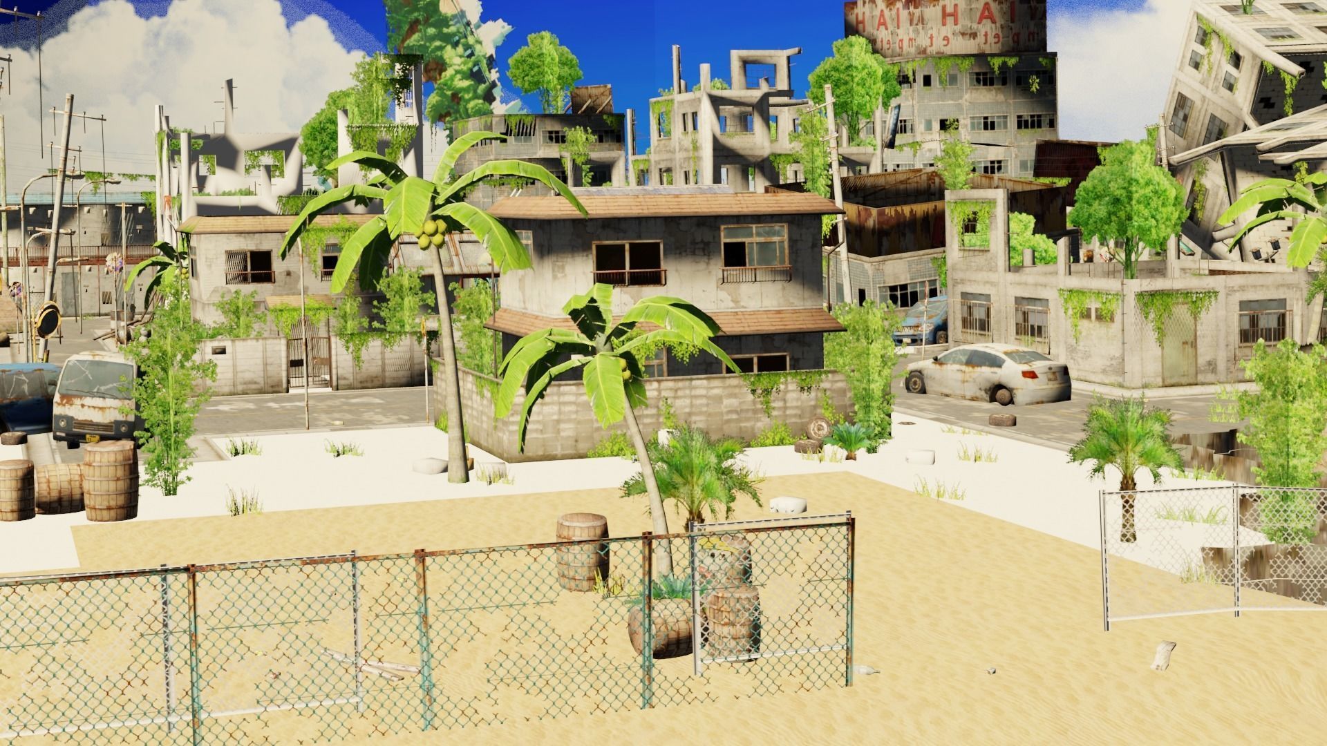 Post Apocalyptic City 3D model_6