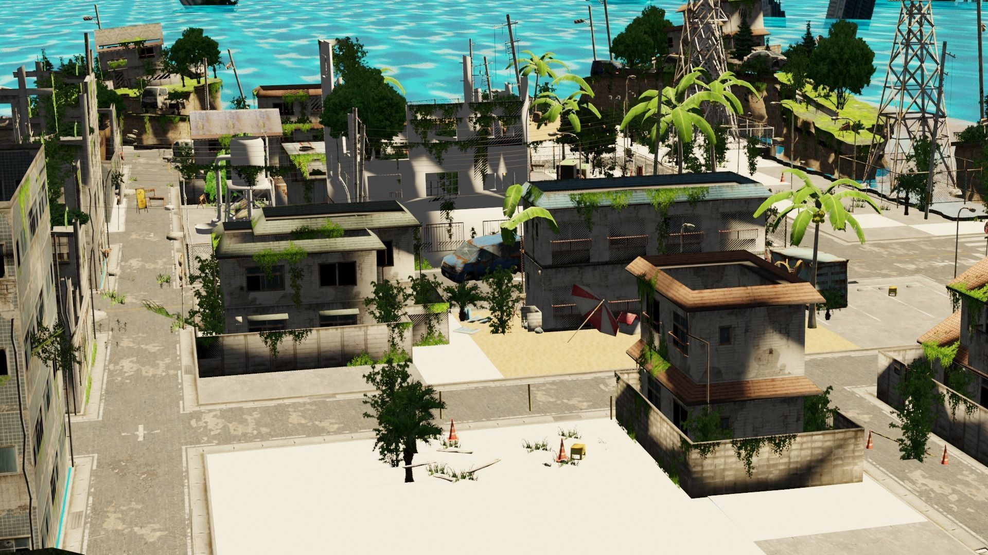 Post Apocalyptic City 3D model_9