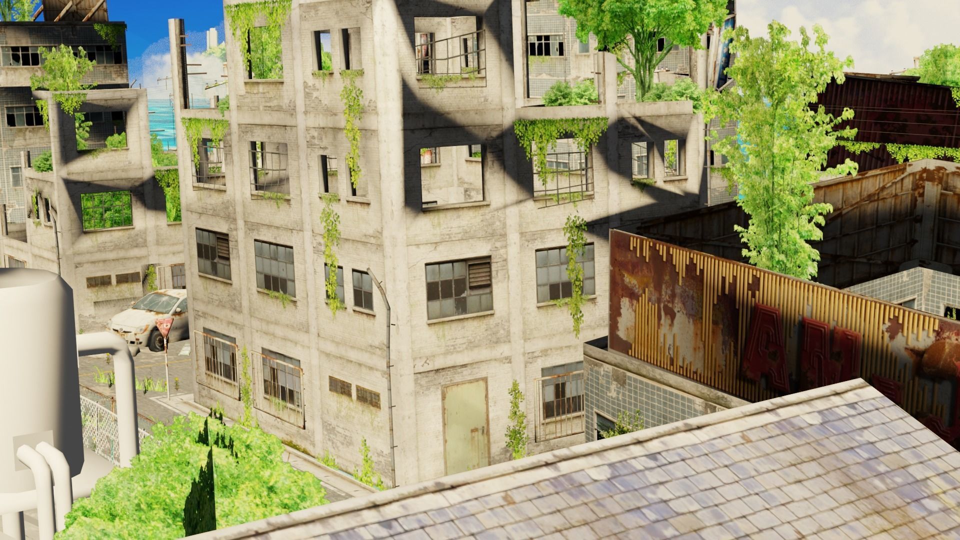 Post Apocalyptic City 3D model_15