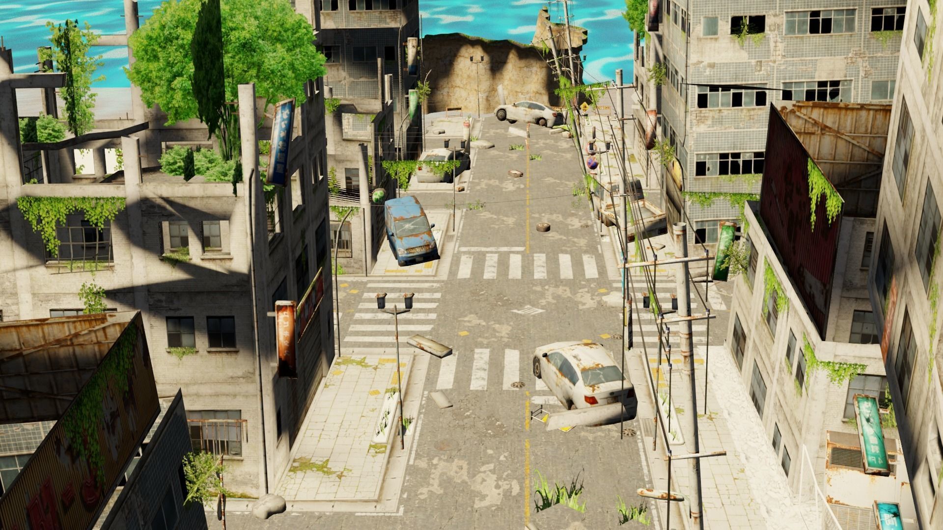 Post Apocalyptic City 3D model_19