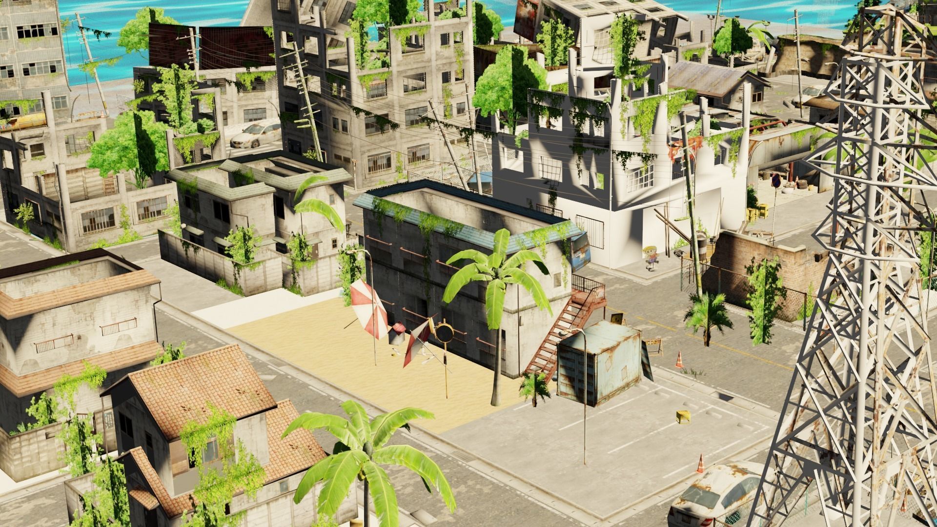 Post Apocalyptic City 3D model_16