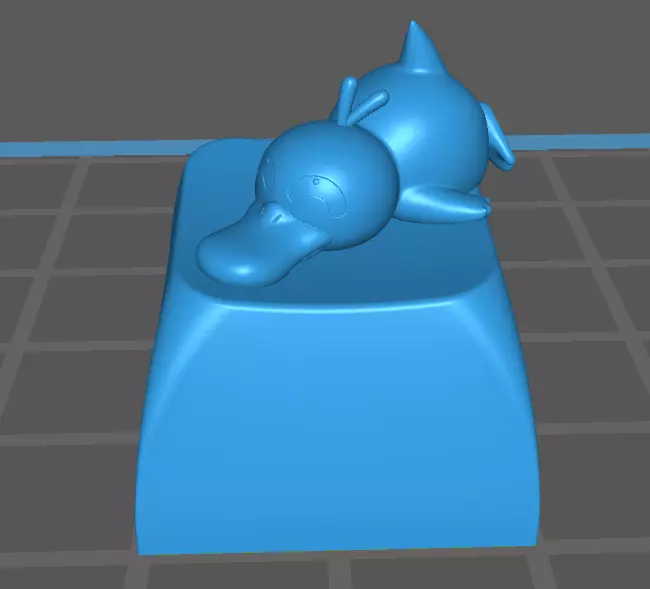 pokemon Psyduck keycaps 3D print model_0