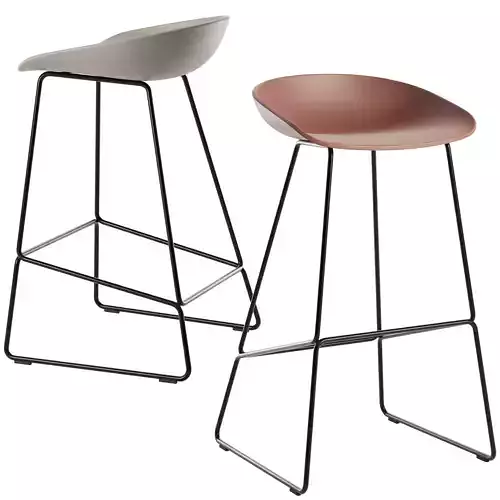 About a Stool AAS 38 By Hay 3D model
