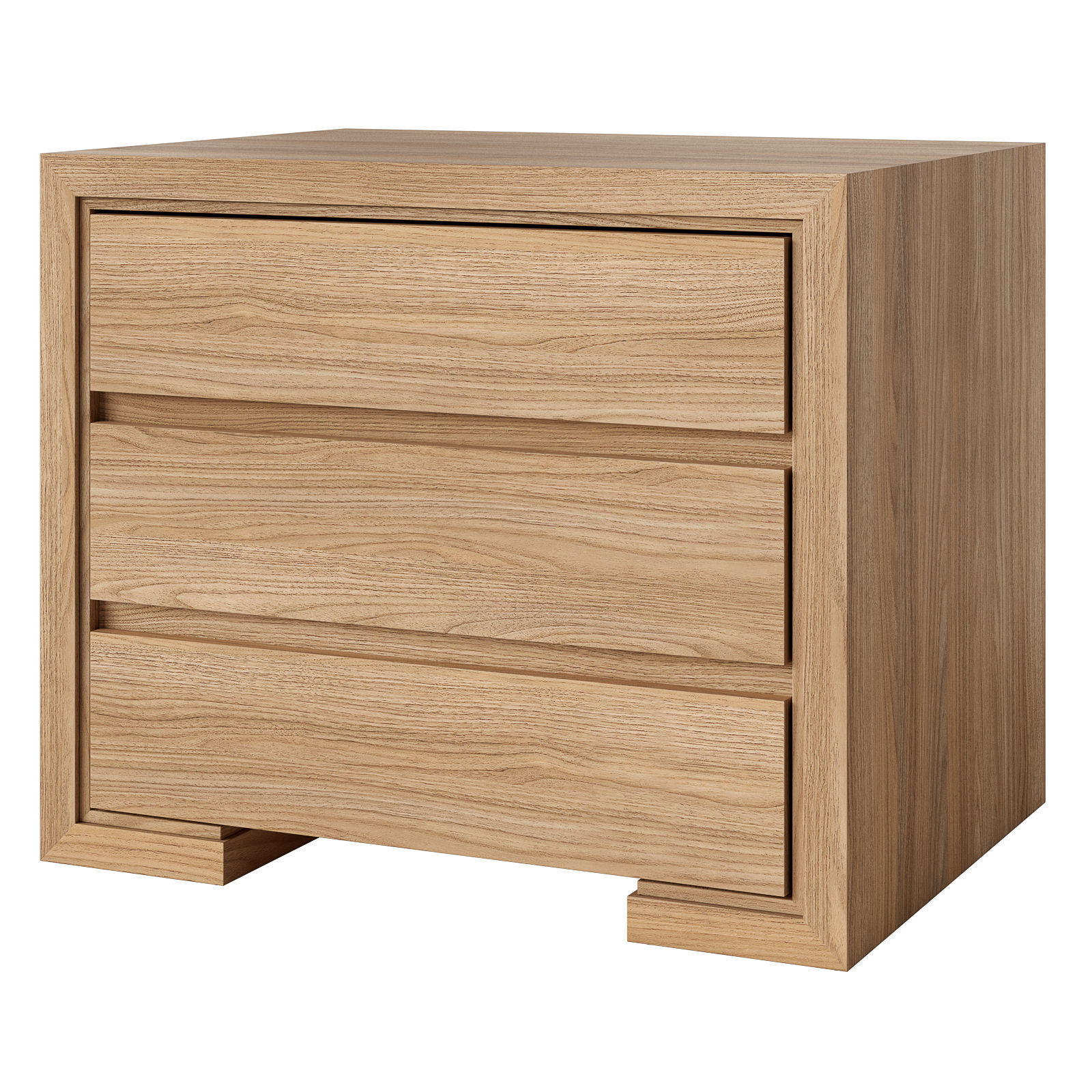 Restoration Hardware Enzo open and closed nightstand 3D model_4