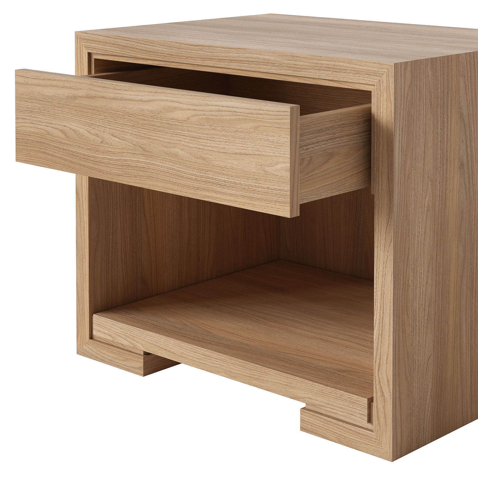 Restoration Hardware Enzo open and closed nightstand 3D model_3