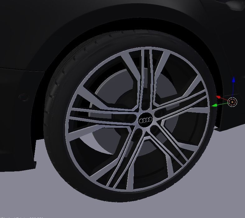 Audi A7  3D model_17