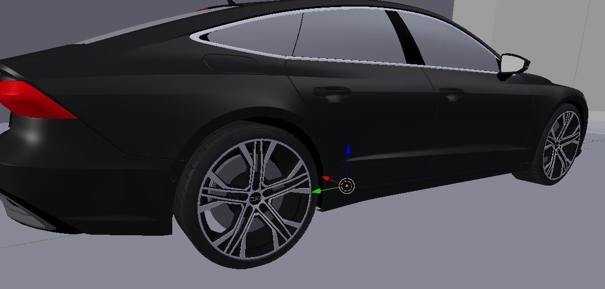 Audi A7  3D model_18
