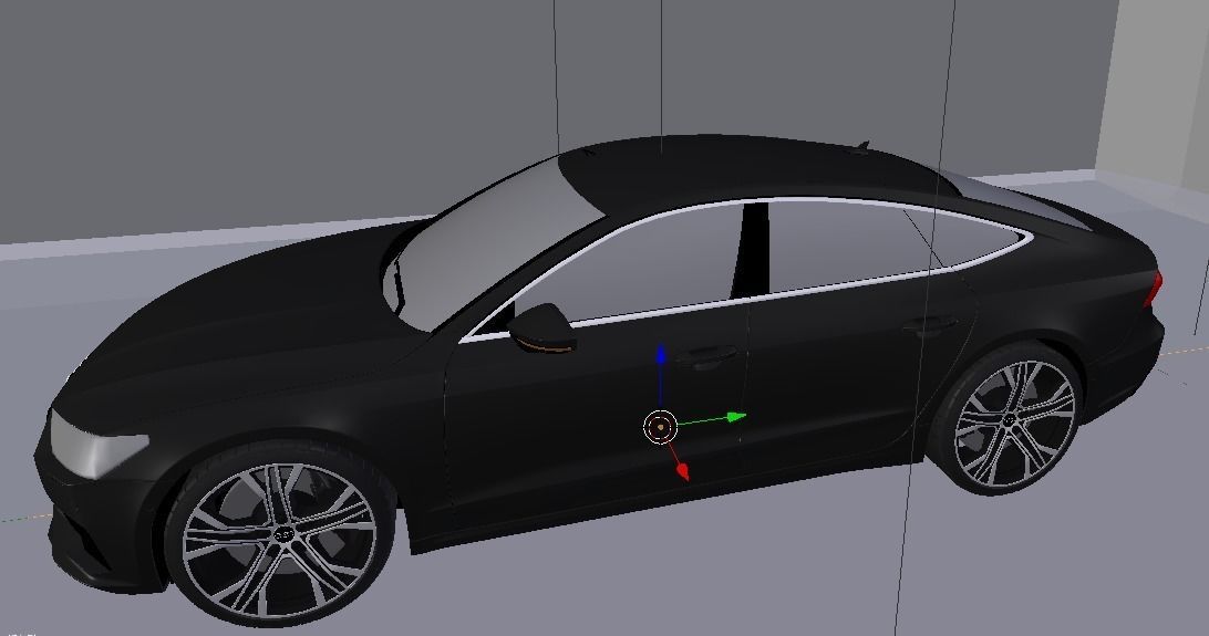 Audi A7  3D model_12