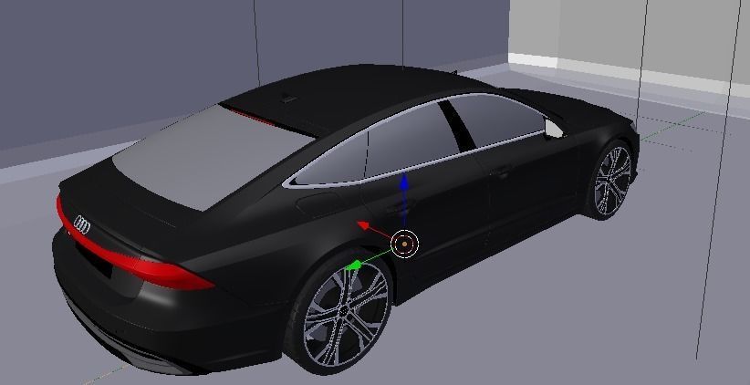 Audi A7  3D model_14