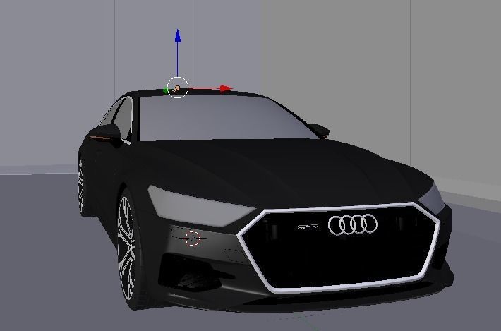 Audi A7  3D model_11