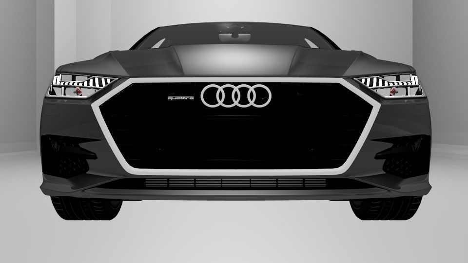 Audi A7  3D model_3