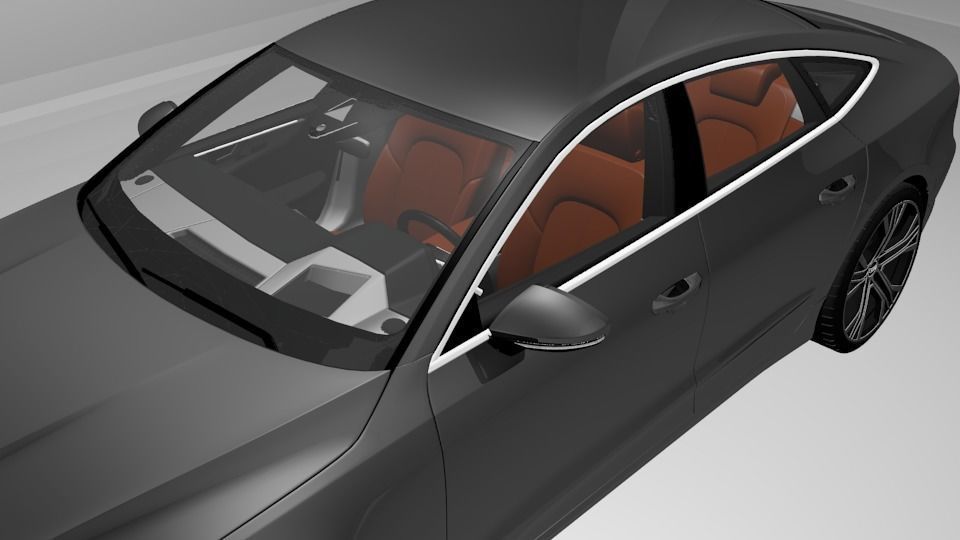 Audi A7  3D model_1