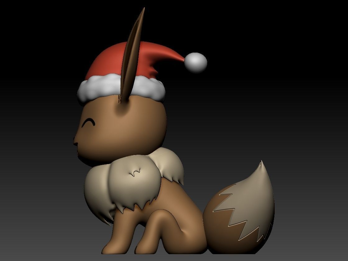 eevee christmas 3D print model_5