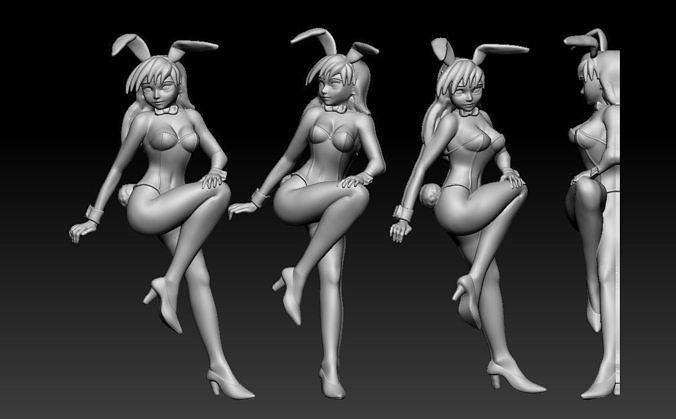 Bunny Girl 3D print model
