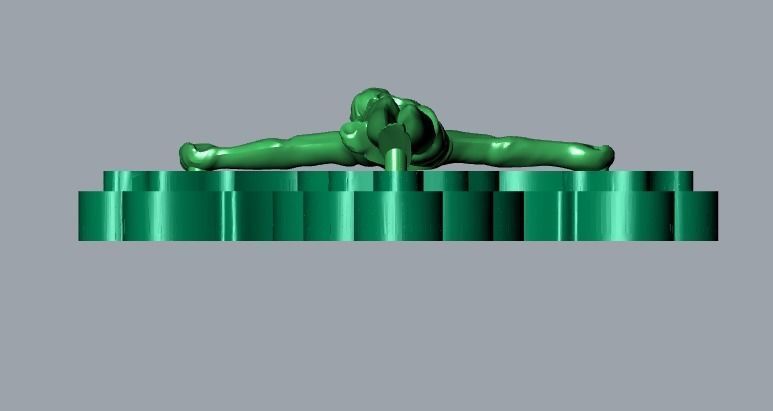 jesus pendant 3D print model_7