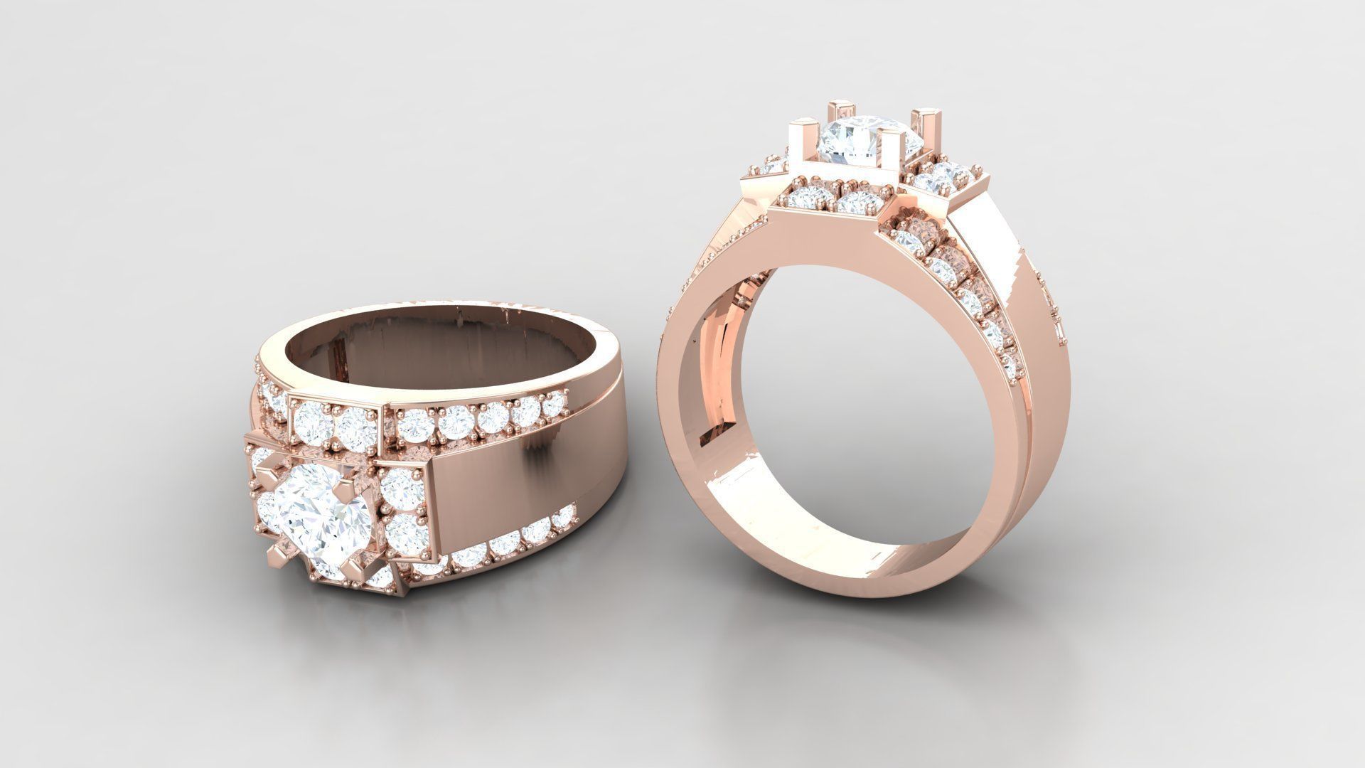 Ring Men B4 3D print model_6