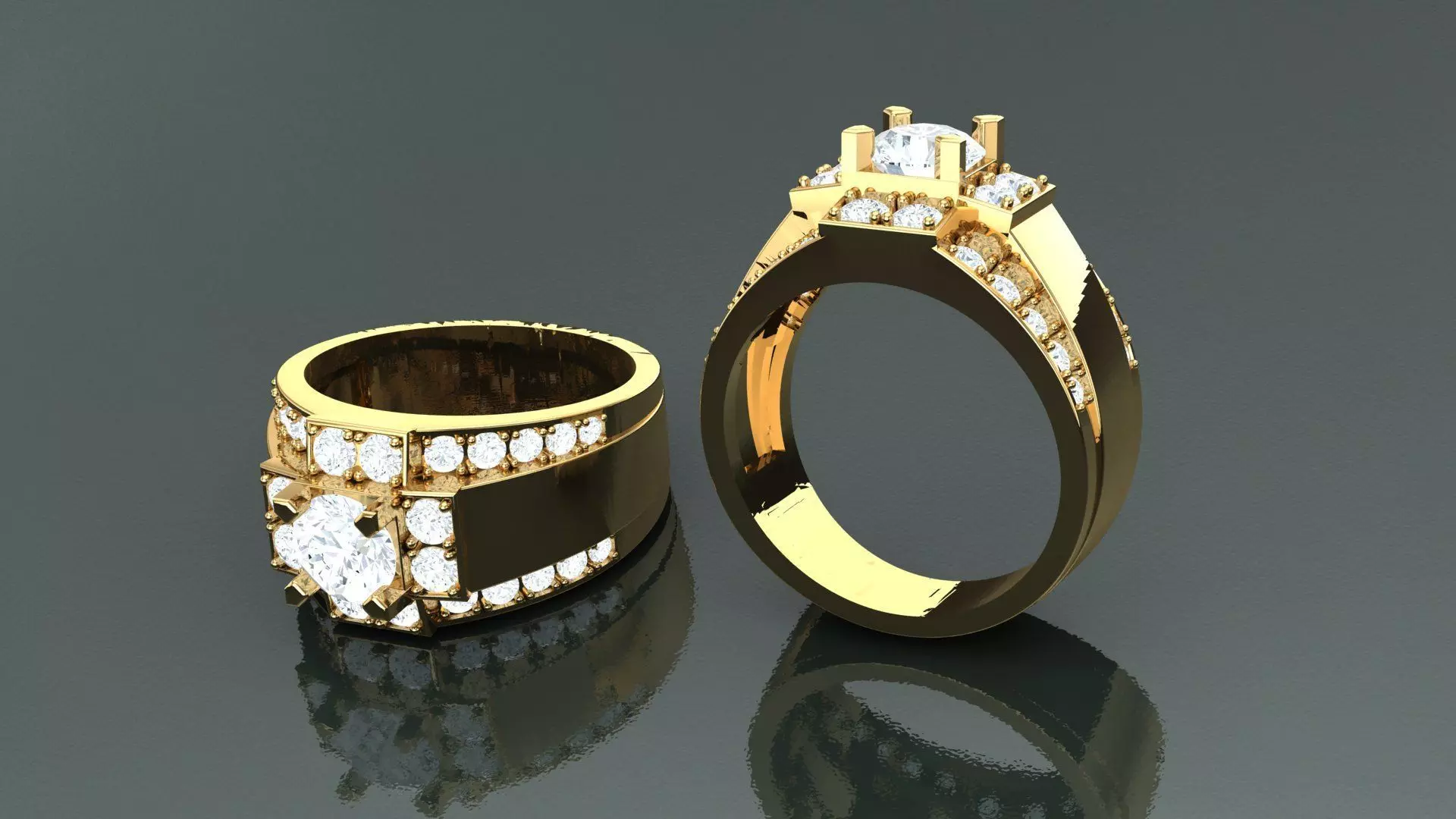 Ring Men B4 3D print model_0