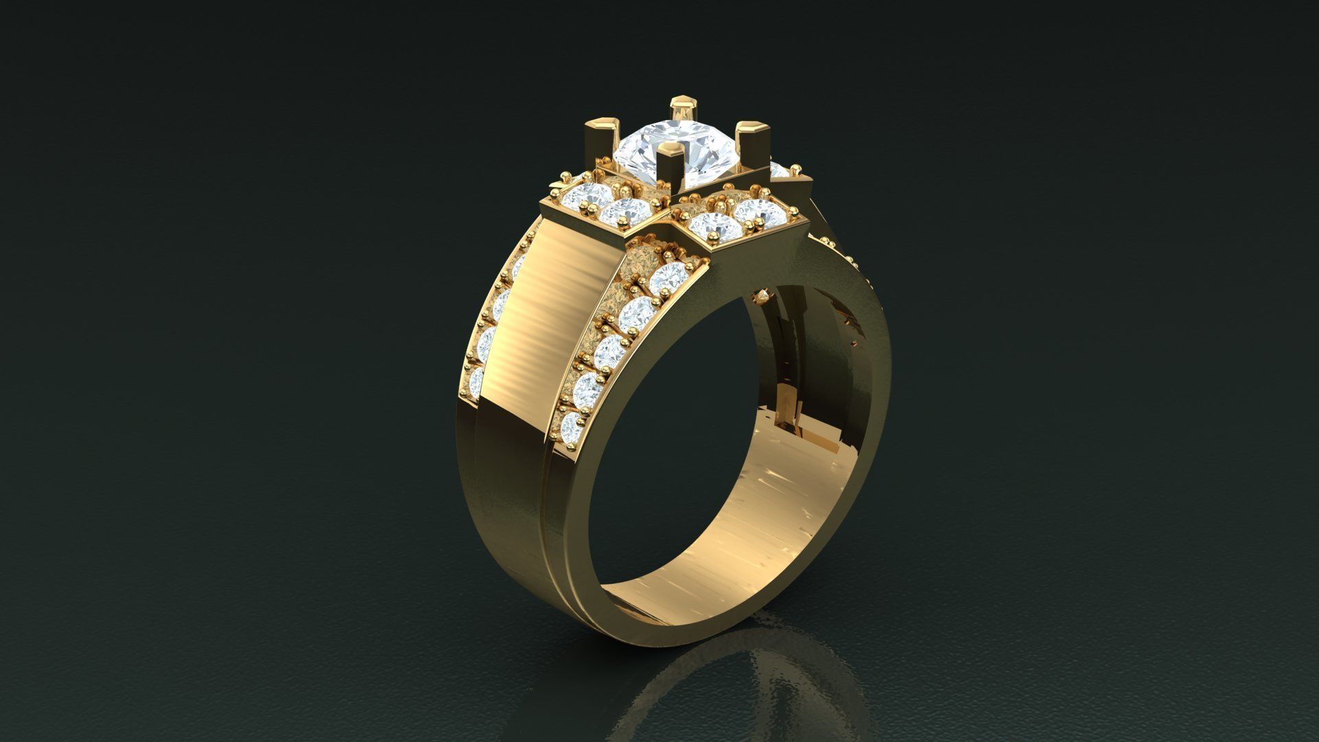 Ring Men B4 3D print model_1