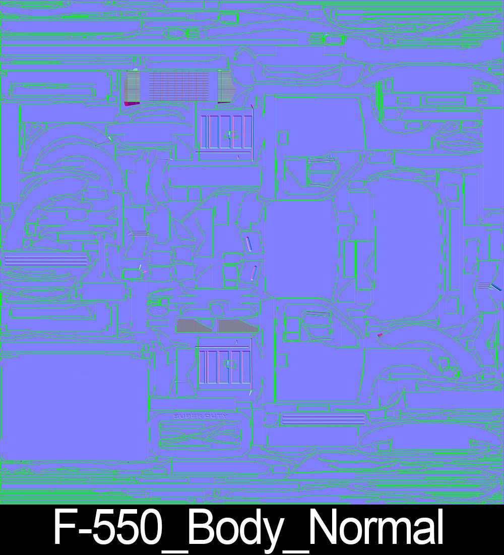 Ambulance EMS Low-poly 3D model_63