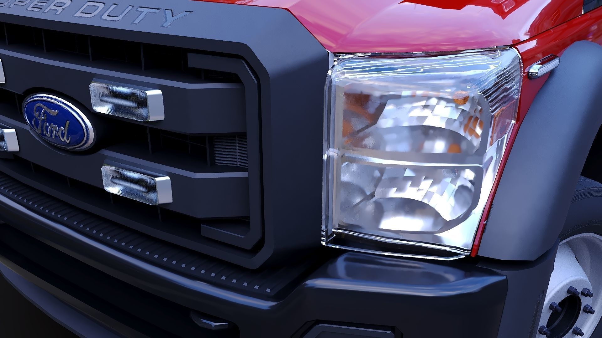 Ambulance EMS Low-poly 3D model_35