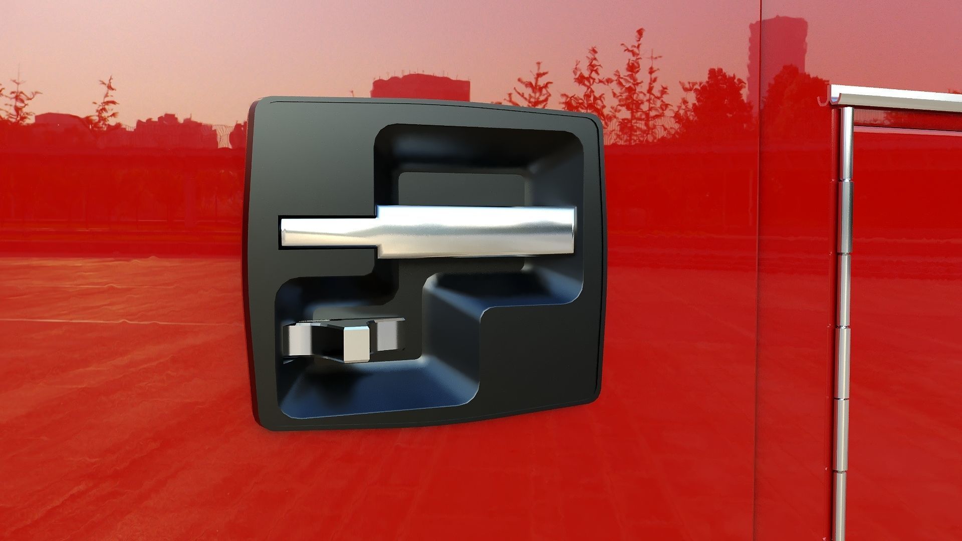 Ambulance EMS Low-poly 3D model_36