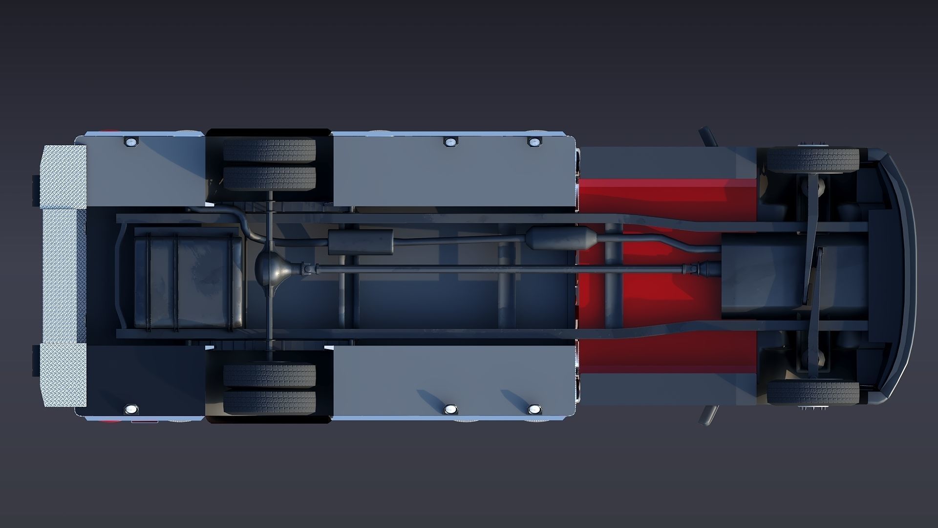 Ambulance EMS Low-poly 3D model_19