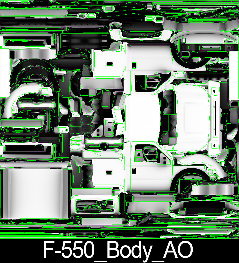 Ambulance EMS Low-poly 3D model_59