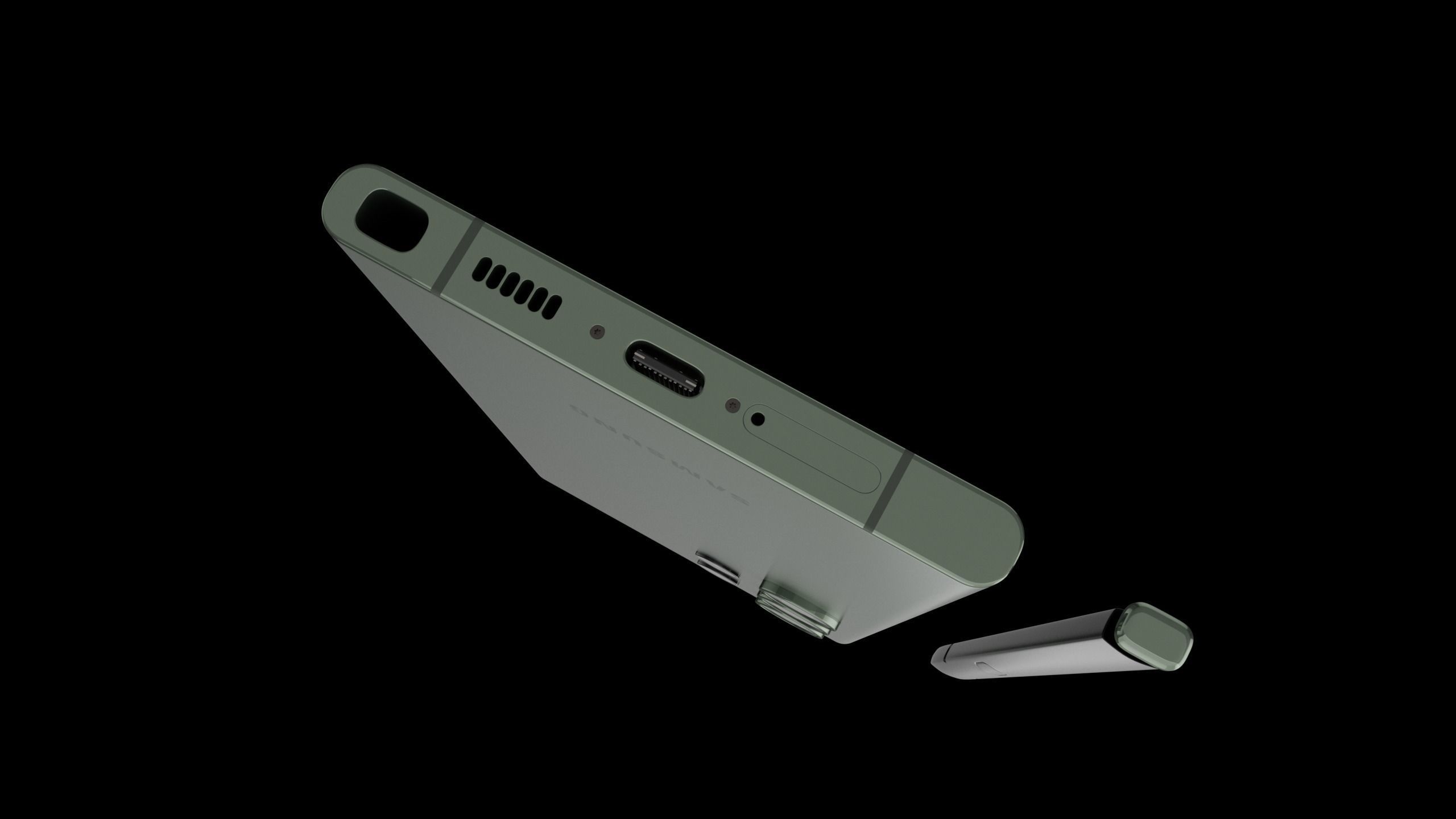 Samsung Galaxy S23 Ultra C4D Android King flagship mobile phone 3D model_3