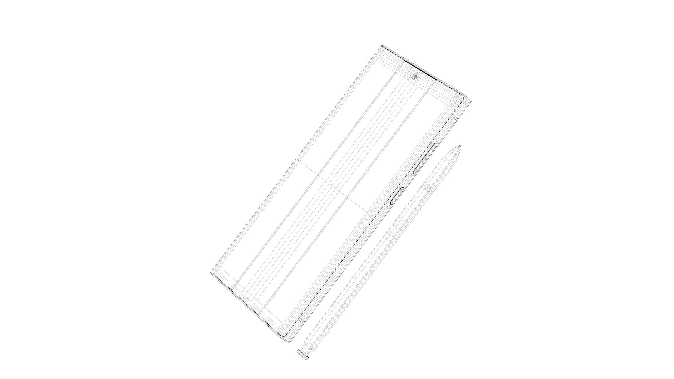 Samsung Galaxy S23 Ultra C4D Android King flagship mobile phone 3D model_6