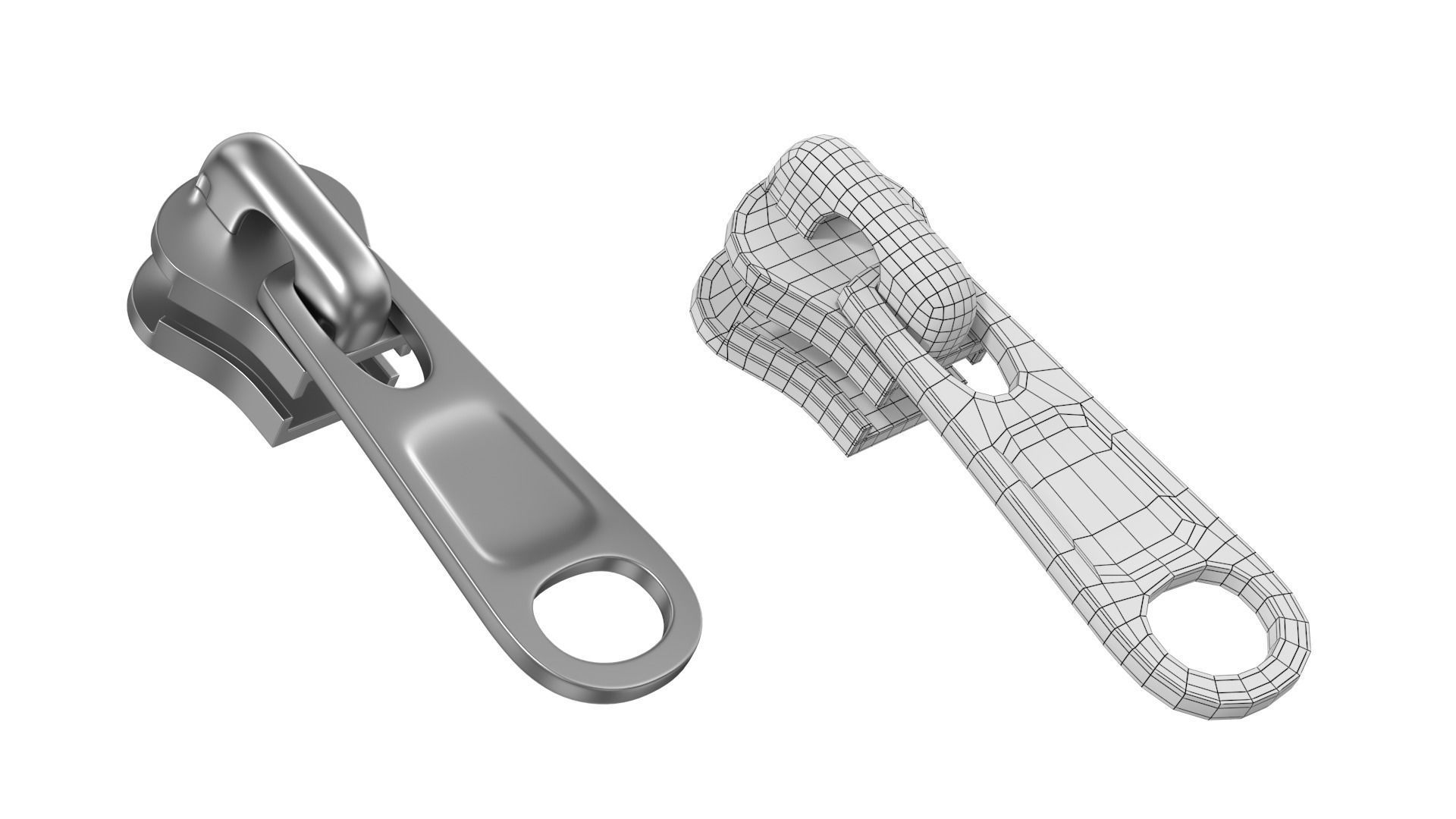 Zipper Slider 01 3D model_2