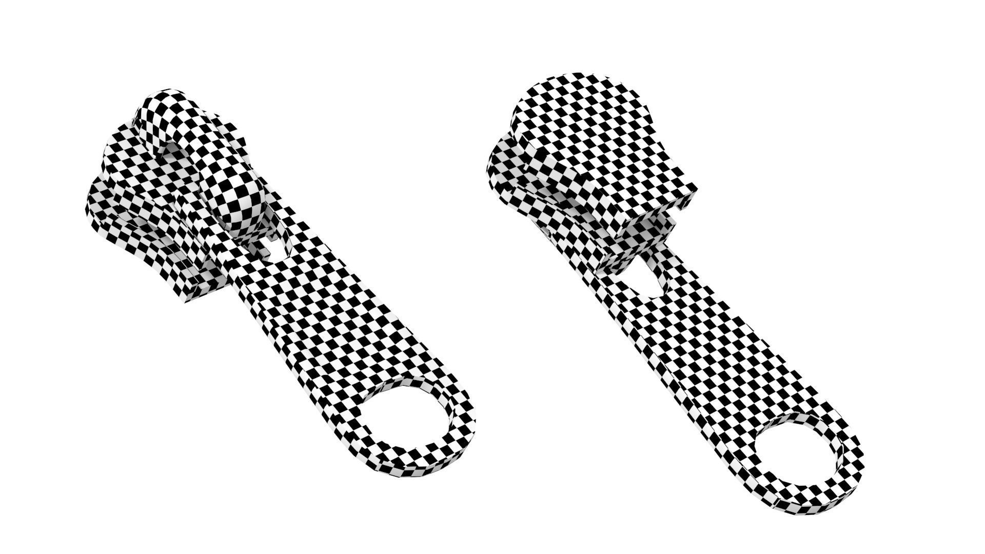 Zipper Slider 01 3D model_12