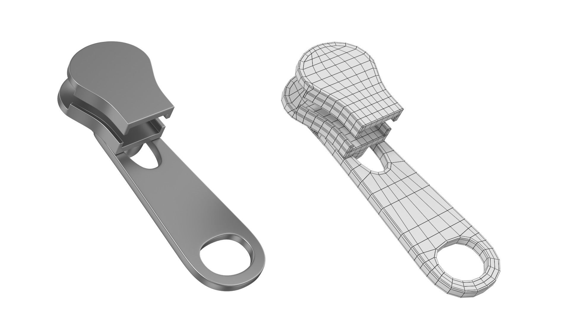 Zipper Slider 01 3D model_6