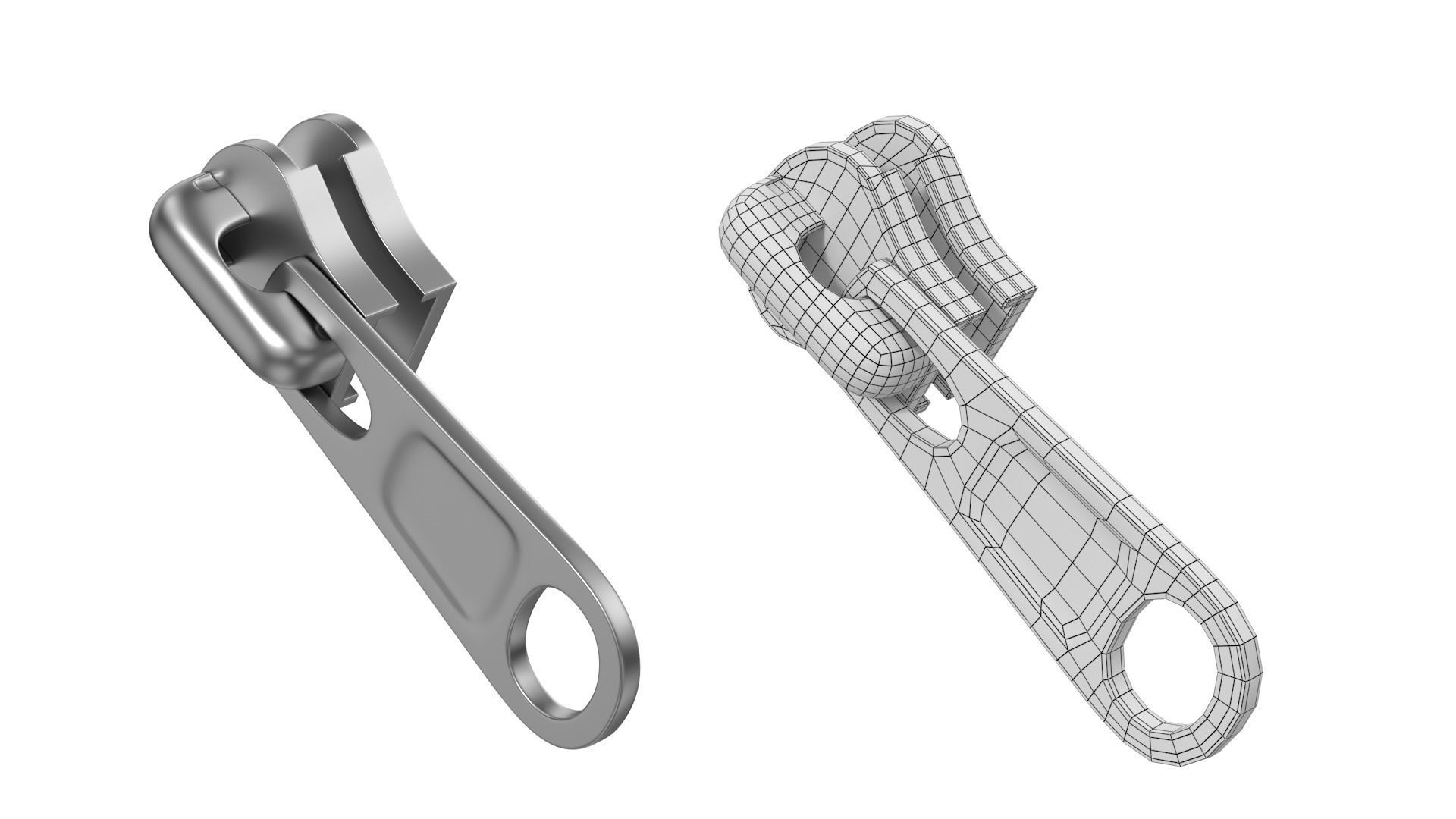 Zipper Slider 01 3D model_8