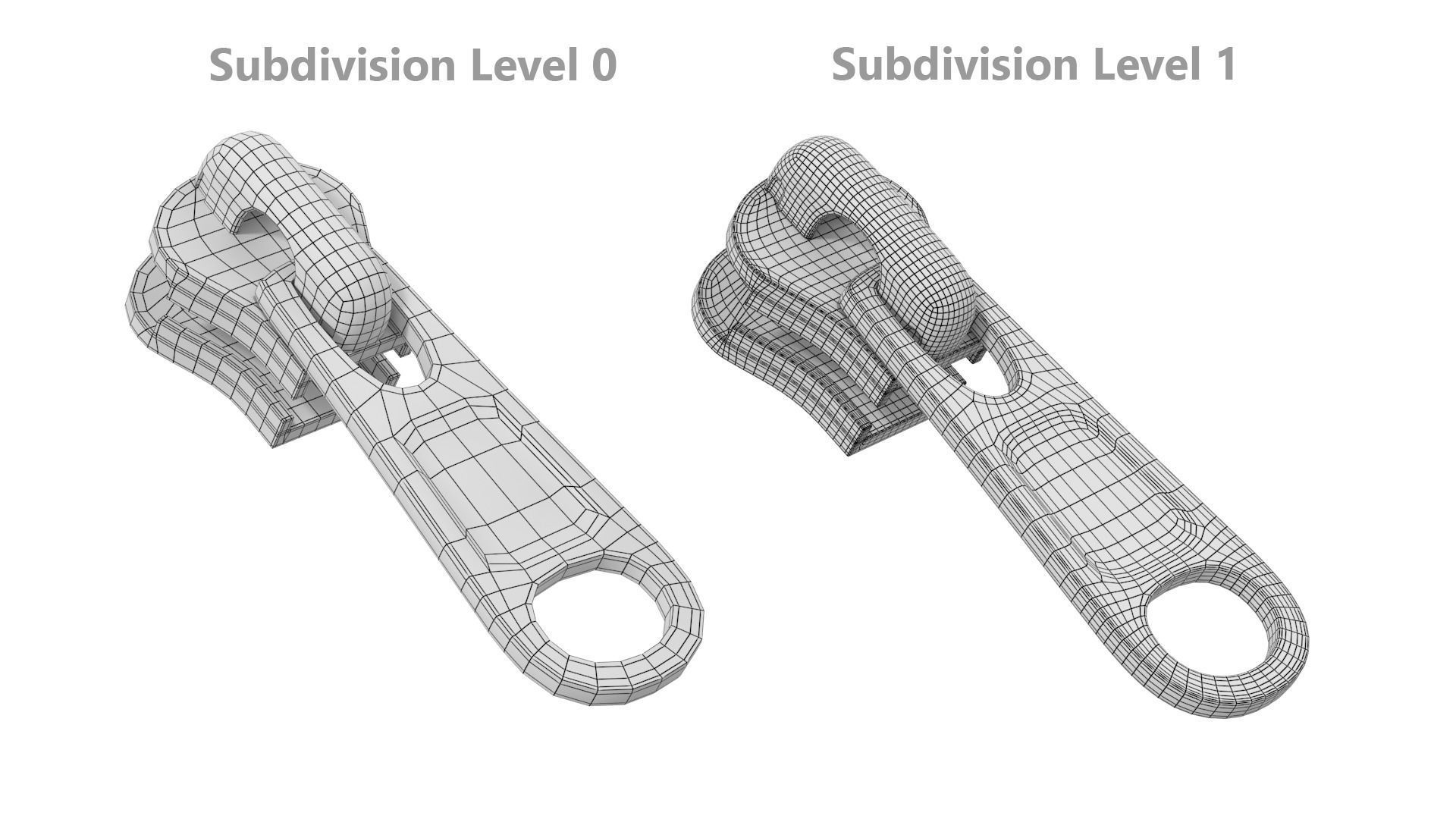 Zipper Slider 01 3D model_14