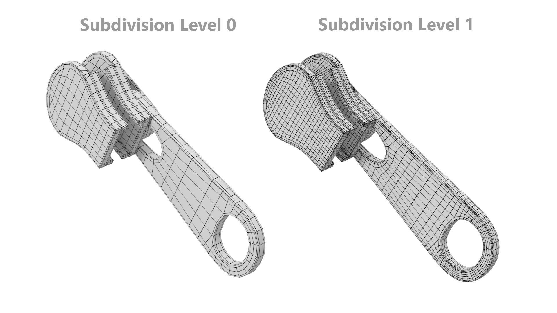 Zipper Slider 01 3D model_15