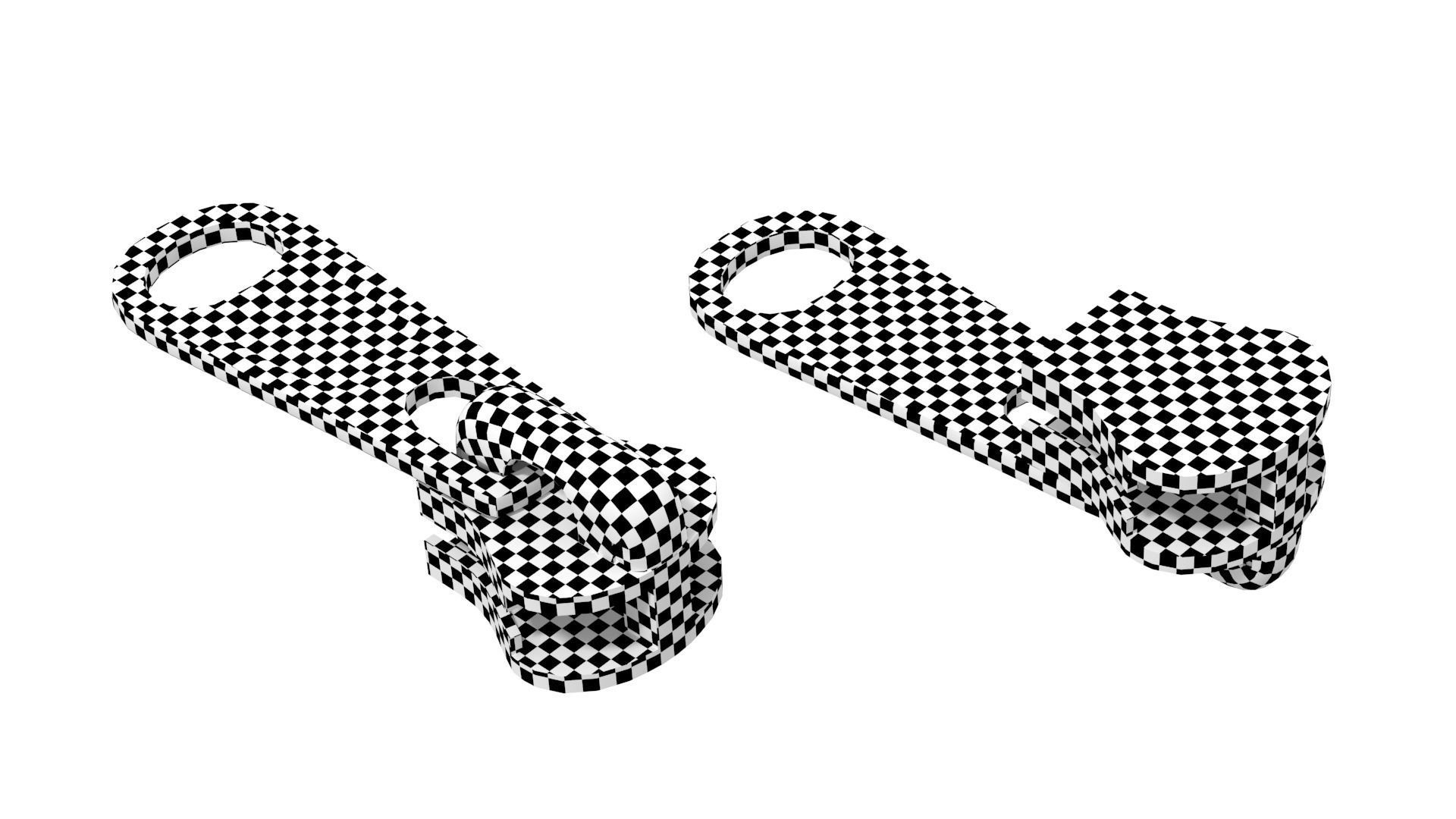 Zipper Slider 01 3D model_13