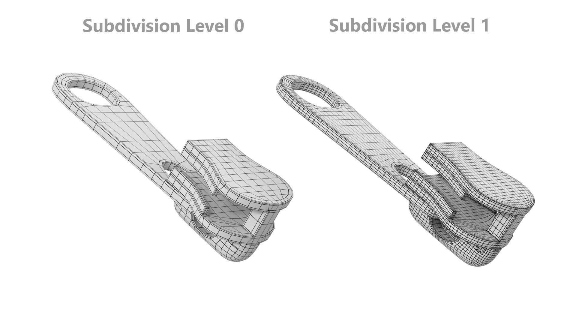 Zipper Slider 01 3D model_16