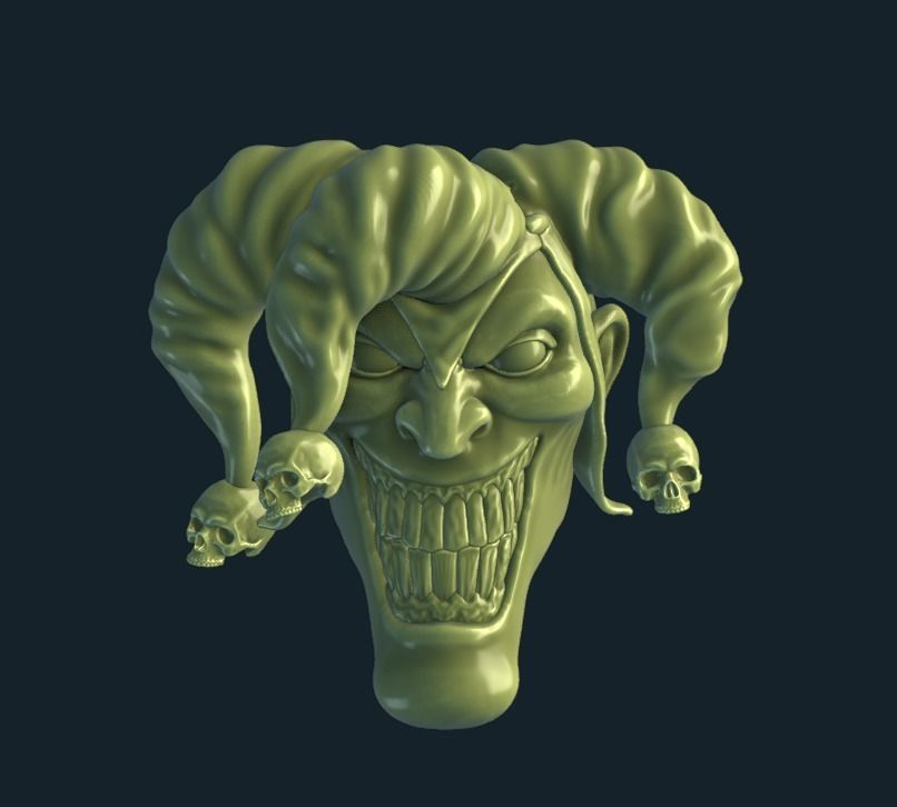 The joker is the smile of hell 3D print model_2